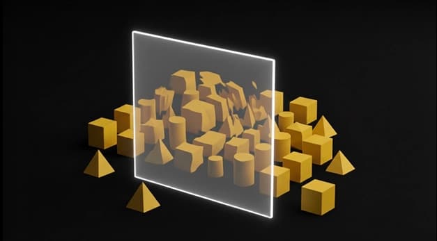 Visualization of AI-driven data distortion affecting brand perception